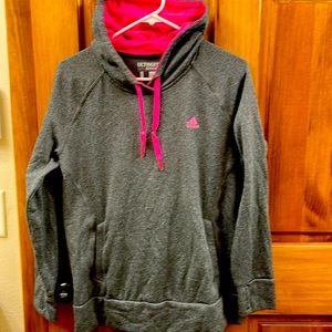 Adidas - gray & pink goody